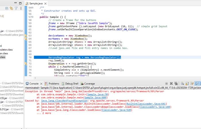 Java code error- screenshot